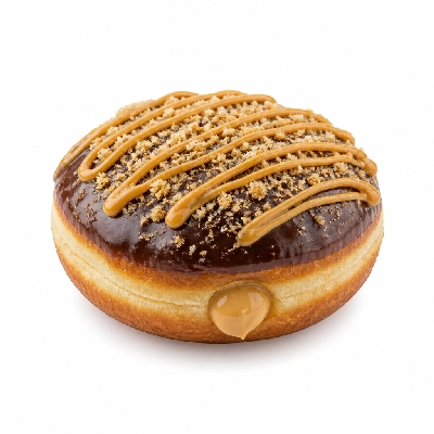 Dunkin' Donuts Donuts Chocolate Peanut Butter Kreme