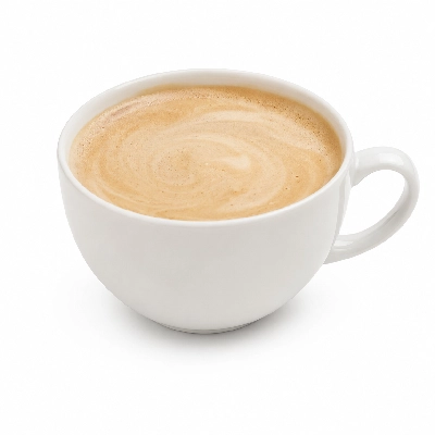 Dunkin' Donuts Espresso Beverages French Vanilla Swirl Hot Latte with Skim Milk Large