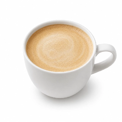 Dunkin' Donuts Espresso Beverages French Vanilla Swirl Hot Latte with Skim Milk Med