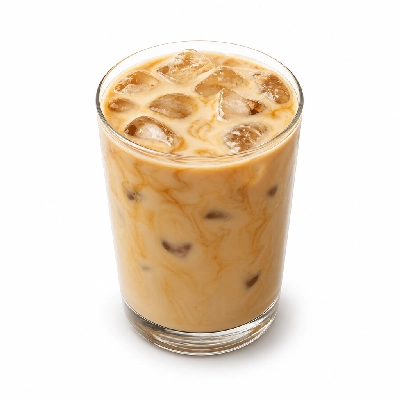 Dunkin' Donuts Espresso Beverages Iced Caramel Latte Lite Medium 56% Fewer Calories Than Our Swirl Made with Skim Milk