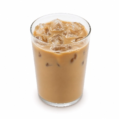 Dunkin' Donuts Espresso Beverages Iced Latte Lite Medium 33% Fewer Calories Than Our with Whole Milk