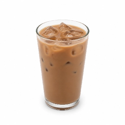 Dunkin' Donuts Espresso Beverages Iced Mocha Latte with Milk Medium