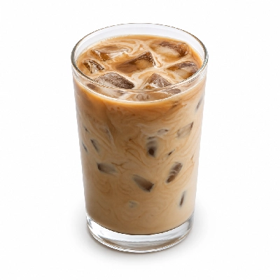 Dunkin' Donuts Espresso Beverages Iced Mocha Swirl Latte with Milk Large