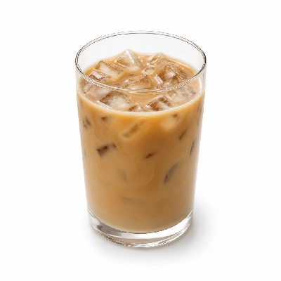 Dunkin' Donuts Espresso Beverages Old Fashioned Butter Pecan Iced Latte with Milk Large