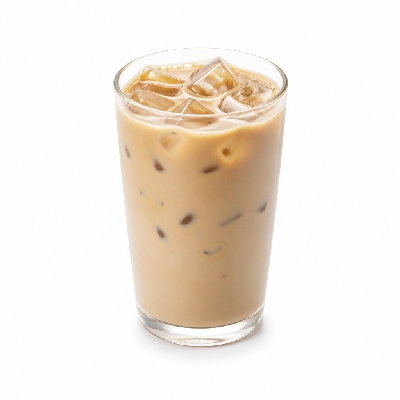 Dunkin' Donuts Espresso Beverages Old Fashioned Butter Pecan Iced Latte with Skim Milk Large