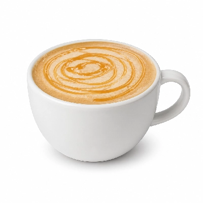 Dunkin' Donuts Espresso Beverages Salted Caramel Swirl Hot Latte with Whole Milk Sm