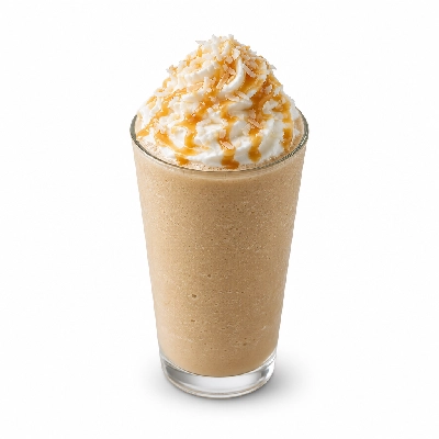 Dunkin' Donuts Girl Scouts Coconut Caramel Inspired Frozen Coffee with Whole Milk Small