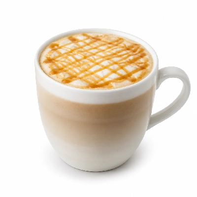 Dunkin' Donuts Girl Scouts Coconut Caramel Inspired Hot Macchiato with Whole Milk Large