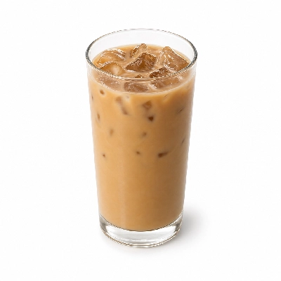 Dunkin' Donuts Girl Scouts Coconut Caramel Inspired Iced Latte with Skim Milk Medium