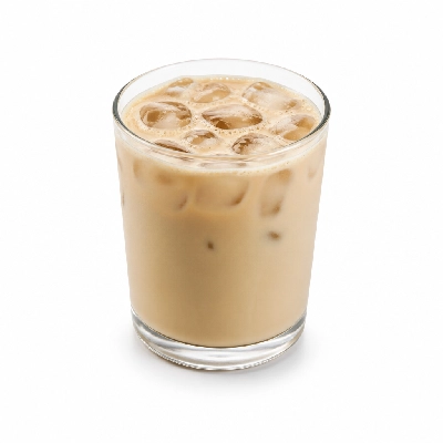 Dunkin' Donuts Girl Scouts Coconut Caramel Inspired Iced Latte with Skim Milk Small