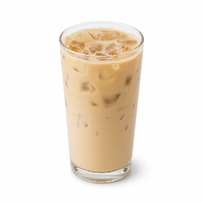 Dunkin' Donuts Girl Scouts Peanut Butter Cookie Inspired Iced Latte with Skim Milk Large