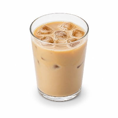 Dunkin' Donuts Girl Scouts Peanut Butter Cookie Inspired Iced Latte with Skim Milk Small