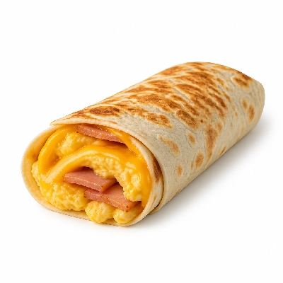 Dunkin' Donuts Ham Egg & Cheese Wrap