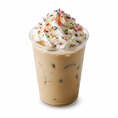 Dunkin' Donuts Holiday Cookie Iced Signature Latte Medium