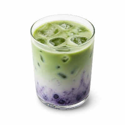 Dunkin' Donuts Iced Blueberry Matcha Latte Small