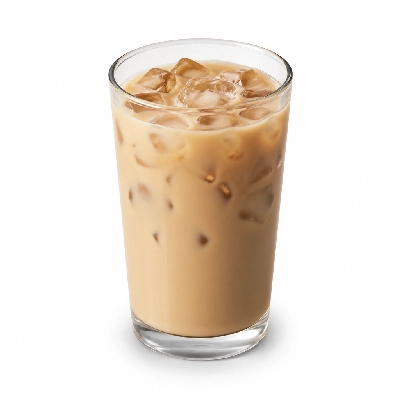 Dunkin' Donuts Iced Butter Pecan Swirl Latte with Skim Milk Small
