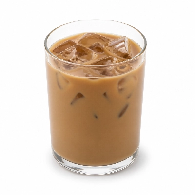Dunkin' Donuts Iced Caramel Mocha Latte with Milk Small