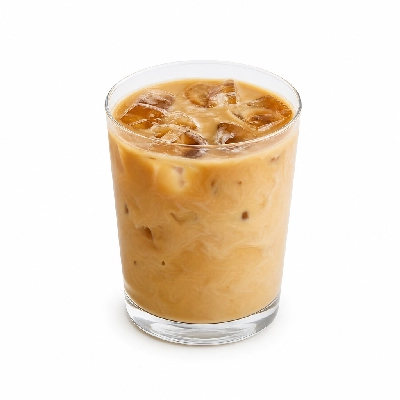 Dunkin' Donuts Iced Coffee with Cream and Flavor Shot Sm