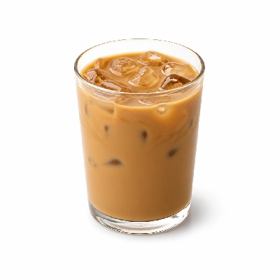 Dunkin' Donuts Iced Mocha Swirl Coffee with Milk No Sugar Lrg