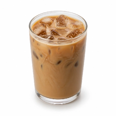 Dunkin' Donuts Medium Mocha Ice Coffee with Cream and Sugar