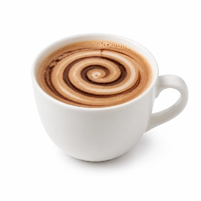 Dunkin' Donuts Mocha Swirl Latte with Milk, Medium