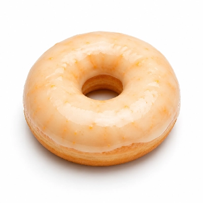 Dunkin' Donuts Orange N' Vanilla Donut