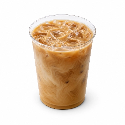 Dunkin' Donuts Pistachio Swirl Iced Coffee with Cream (Medium)