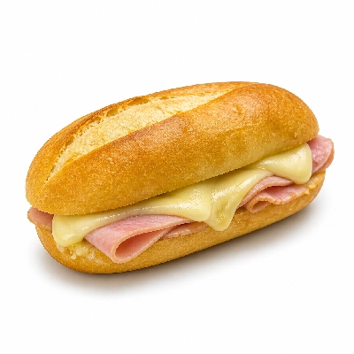 Dunkin' Donuts Pm Sandwiches Ham and Cheese on a French Roll