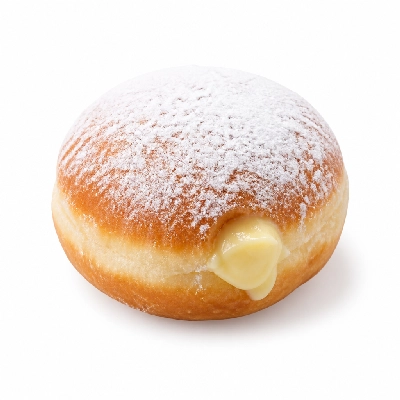 Dunkin' Donuts Powdered Vanilla Cream Filled Donut