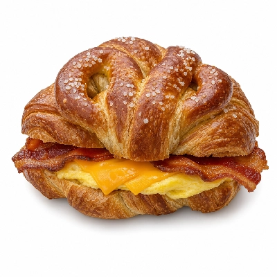 Dunkin' Donuts Pretzel Croissant Sandwich