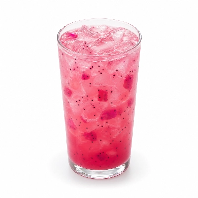 Dunkin' Donuts Strawberry Dragonfruit Lemonade Refresher Large