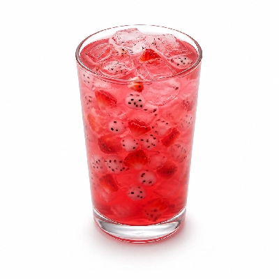 Dunkin' Donuts Strawberry Dragonfruit Lemonade Refresher Medium