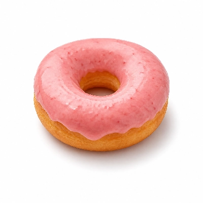 Dunkin' Donuts Strawberry Frosted Donut