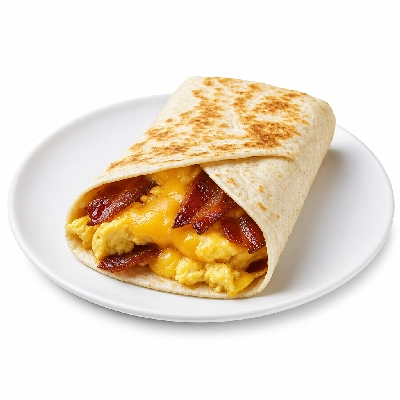 Dunkin' Donuts Sweet Black Pepper Bacon Wake up Wrap
