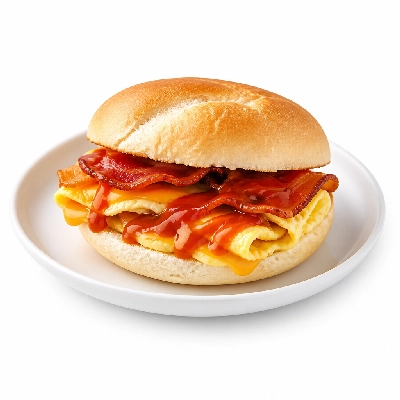 Dunkin' Donuts Sweet Sriracha Bacon Breakfast Sandwich