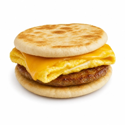 Dunkin' Donuts Turkey Sausage Egg and Cheese Flatbread