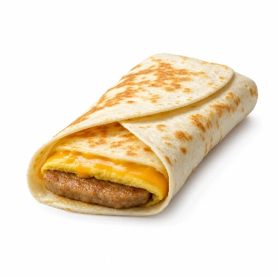 Dunkin' Donuts Turkey Sausage Egg & Cheese Wake Up Wrap