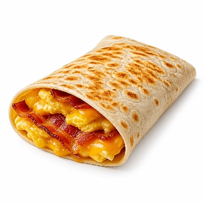 Dunkin' Donuts Wake up Wrap with Bacon Egg Cheese