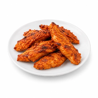 East Coast Wings + Grill 3 Buffalo Chicken Fingers Platter Grilled Hot