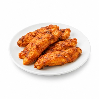 East Coast Wings + Grill 3 Buffalo Chicken Fingers Platter Grilled Medium