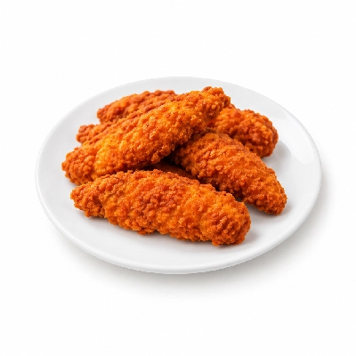 East Coast Wings + Grill 5 Buffalo Chicken Fingers Platter Breaded Hot
