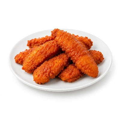 East Coast Wings + Grill 5 Buffalo Chicken Fingers Platter Breaded Medium