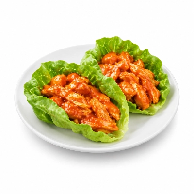 East Coast Wings + Grill Buffalo Chicken Lettuce Wraps with Lava Ranch Hot