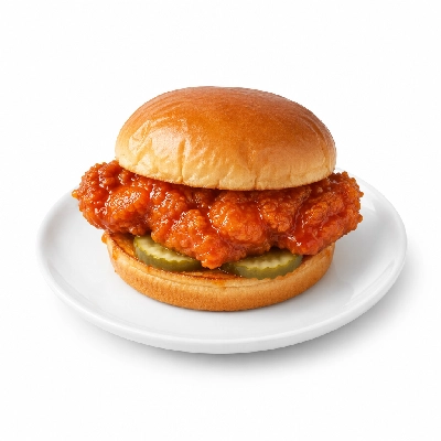 East Coast Wings + Grill Buffalo Chicken Sandwich Breaded Hot