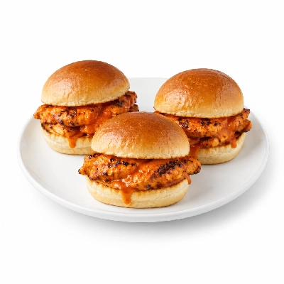 East Coast Wings + Grill Buffalo Chicken Sliders Grilled Mild