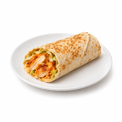 East Coast Wings + Grill Chicken Buffalo Wrap Grilled with Flour Tortilla Hot