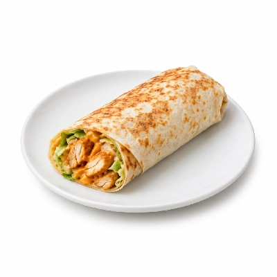 East Coast Wings + Grill Chicken Buffalo Wrap Grilled with Flour Tortilla Hot X-Hot