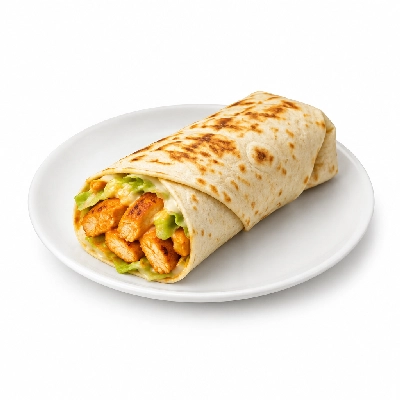 East Coast Wings + Grill Chicken Buffalo Wrap Grilled with Flour Tortilla Medium