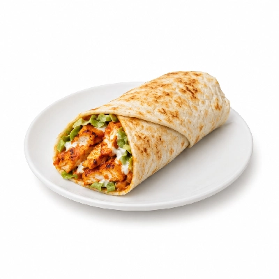 East Coast Wings + Grill Chicken Buffalo Wrap Grilled with Flour Tortilla Mild