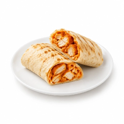 East Coast Wings + Grill Chicken Buffalo Wrap Grilled with Flour Tortilla X-Hot